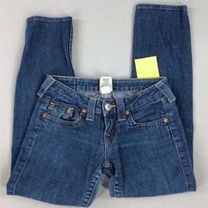 True Religion Skinny Ankle Jeans. Size 26.  P055
